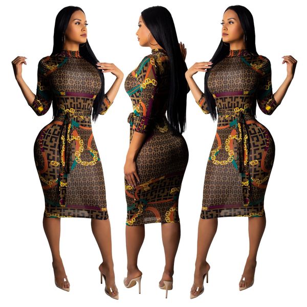 women evening party bodycon dresses summer turtleneck printed three quarter sleeve elegant high waist dress fashion vestidos, Black;gray
women evening party bodycon dresses summer turtleneck printed three quarter sleeve elegant high waist dress fashion vestidos, Black;gray