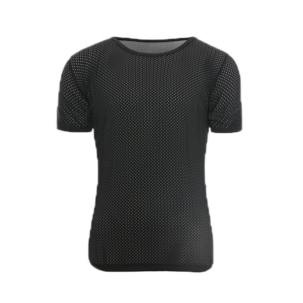 new man undershirt/men mesh sheer basic shirts/male mesh breathable o-neck gay short sleeves slimming undershirts inner top, Black;brown
new man undershirt/men mesh sheer basic shirts/male mesh breathable o-neck gay short sleeves slimming undershirts inner top, Black;brown