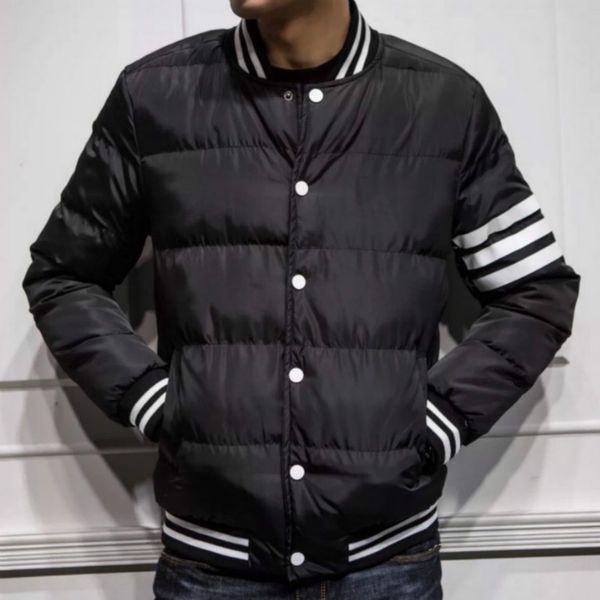 designer men's winter jackets luxury fashion clothing letter print pocket single breasted brand slim black casual coat for mensize s-2x, Black;brown
designer men's winter jackets luxury fashion clothing letter print pocket single breasted brand slim black casual coat for mensize s-2x, Black;brown