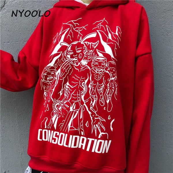 nyoolo harajuku style sketch cartoon letters print warm fleece hoodies autumn winter loose hooded pullovers sweatshirt women men, Black
nyoolo harajuku style sketch cartoon letters print warm fleece hoodies autumn winter loose hooded pullovers sweatshirt women men, Black