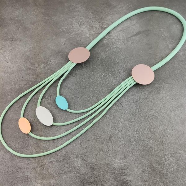 punk jewelry ladies oval round claimed making soft aluminum foam necklaces all match light for summer, Silver
punk jewelry ladies oval round claimed making soft aluminum foam necklaces all match light for summer, Silver