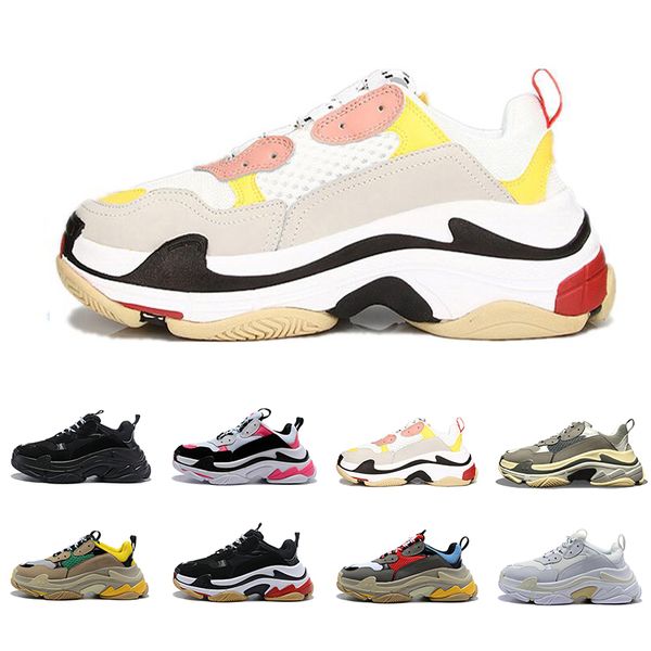 Designer shoes fashion luxury sneakers for men women Triple s Paris 17FW black white pink grey mens trainers Casual Dad increasing shoe 
Designer shoes fashion luxury sneakers for men women Triple s Paris 17FW black white pink grey mens trainers Casual Dad increasing shoe