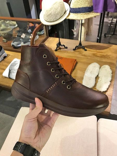 martin booties fashion designer motocycle women/men luxury nail shoes brown boots genuine leather boots flat bottom ing, Black
martin booties fashion designer motocycle women/men luxury nail shoes brown boots genuine leather boots flat bottom ing, Black