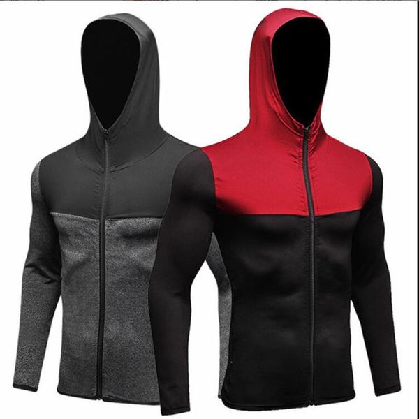 men's winter sports jacket fitness running training hoodie windshield and fast dry workout jogger hoodie with pocket, Black;red
men's winter sports jacket fitness running training hoodie windshield and fast dry workout jogger hoodie with pocket, Black;red