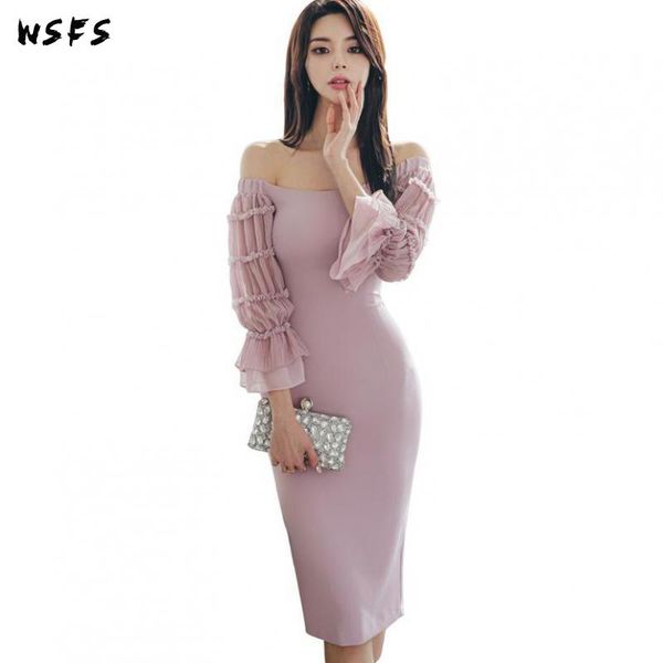 summer dresses pink off shoulder womens dress dinner korean ladies bodycon ruffles elegant party midi pencil wrap clothes, White;black
summer dresses pink off shoulder womens dress dinner korean ladies bodycon ruffles elegant party midi pencil wrap clothes, White;black