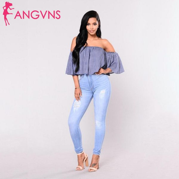 women casual hole ripped skinny jeans blue solid high waist long summer/autumn pencil denim pants
women casual hole ripped skinny jeans blue solid high waist long summer/autumn pencil denim pants