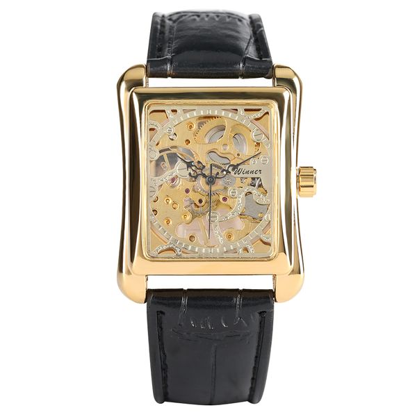 rectangle hand-wind mechanical watches leather watch band mechanical watch skeleton cool clock relogios masculino, Slivery;brown
rectangle hand-wind mechanical watches leather watch band mechanical watch skeleton cool clock relogios masculino, Slivery;brown