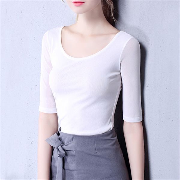 white middle t- gauze base shirt female 2019 short sleeve t-shirt thin slim gauze half sleeve top
white middle t- gauze base shirt female 2019 short sleeve t-shirt thin slim gauze half sleeve top