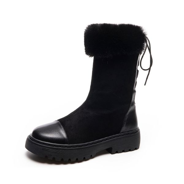 women boots autumn winter outdoor keep warm fur boots waterproof snow thick heel ladies slip-on outside shoes, Black
women boots autumn winter outdoor keep warm fur boots waterproof snow thick heel ladies slip-on outside shoes, Black