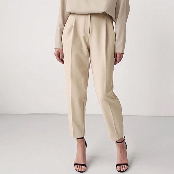 women's pants & capris casual high waist women spring summer 2021 elegant ladies office trousers korean style solid female straight pen, Black;white
women's pants & capris casual high waist women spring summer 2021 elegant ladies office trousers korean style solid female straight pen, Black;white