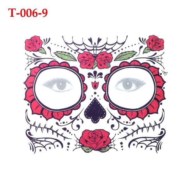 special waterproof face tattoo day of the dead skull face dress up halloween temporary tattoo stickers facial makeup sticker
special waterproof face tattoo day of the dead skull face dress up halloween temporary tattoo stickers facial makeup sticker