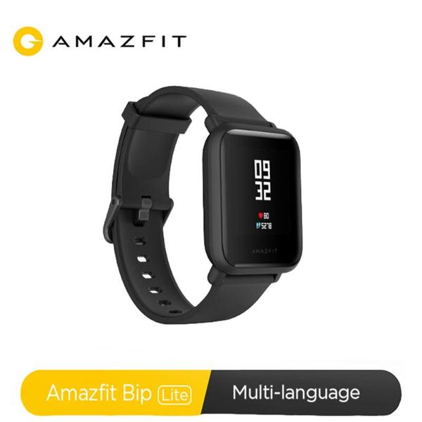 

Amazfit Bip Lite Smart Watch 45-дневный срок службы батареи 3atm водонепроницаемые смарт-часы для Xiaomi Android IOS