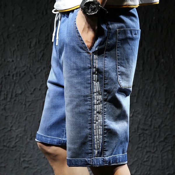 summer thin stretch denim shorts men loose plus size 7xl 6xl 5xl 4xl elastic waist harlan shorts tide, Blue
summer thin stretch denim shorts men loose plus size 7xl 6xl 5xl 4xl elastic waist harlan shorts tide, Blue