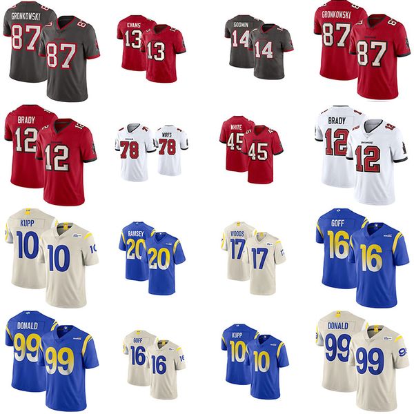 los angeles ram aaron donald jared goff cooper kupp robert woods tampa bay buccaneer tom brady rob gronkowski godwi jerseys, Black;red
los angeles ram aaron donald jared goff cooper kupp robert woods tampa bay buccaneer tom brady rob gronkowski godwi jerseys, Black;red