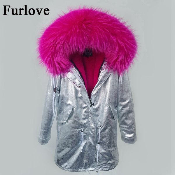 2017 new winter jacket women parka real raccoon fur collar hooded parkas long warm coats silver thick fur coat womens jackets, Black
2017 new winter jacket women parka real raccoon fur collar hooded parkas long warm coats silver thick fur coat womens jackets, Black