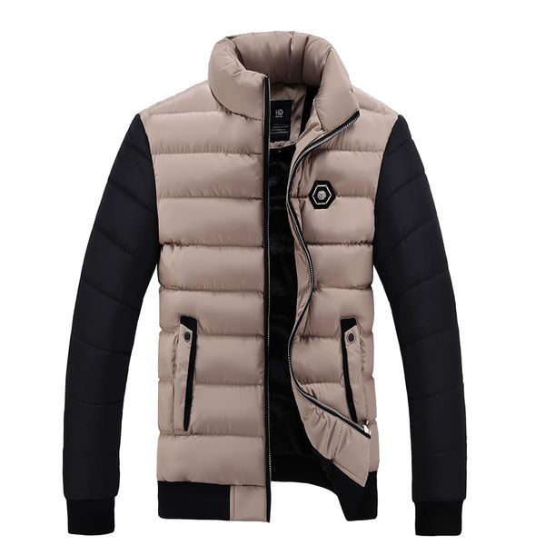 2018 men's casual parkas solid stitching winter jacket men hooded thick warn padded overcoat man jaqueta masculino inverno, Tan;black
2018 men's casual parkas solid stitching winter jacket men hooded thick warn padded overcoat man jaqueta masculino inverno, Tan;black