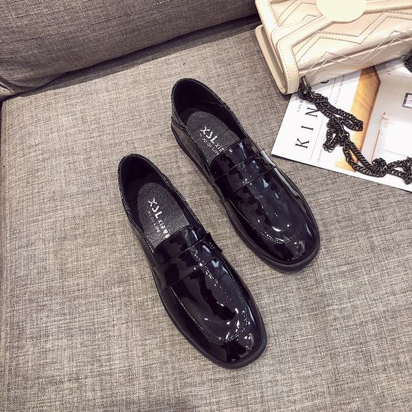 retro woman shoes 2020 fashion women's oxfords casual female sneakers flats all-match square toe british style autumn summer, Black
retro woman shoes 2020 fashion women's oxfords casual female sneakers flats all-match square toe british style autumn summer, Black
