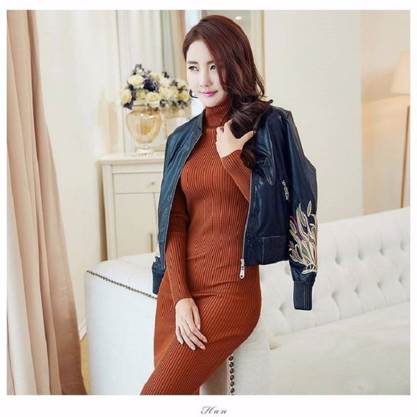 women's sweaters winter clothes women fashion long paragraph ropa mujer invierno 2021 set of thin high collar sweater slim bottoming dr, White;black
women's sweaters winter clothes women fashion long paragraph ropa mujer invierno 2021 set of thin high collar sweater slim bottoming dr, White;black
