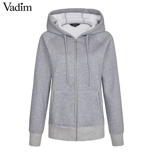 women basic loose zip-up hoodie thick fluffy fleece solid casual plussized long sleeve casual roupas femininas zc051, Black
women basic loose zip-up hoodie thick fluffy fleece solid casual plussized long sleeve casual roupas femininas zc051, Black