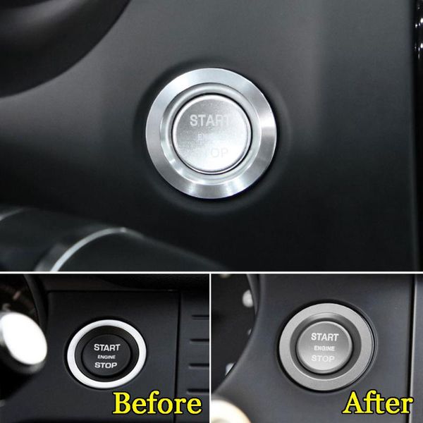 for xf f-pace e-pace 2016 2017 2018 2pcs aluminum start signition cover trim 2 color styling decorative accessories
for xf f-pace e-pace 2016 2017 2018 2pcs aluminum start signition cover trim 2 color styling decorative accessories
