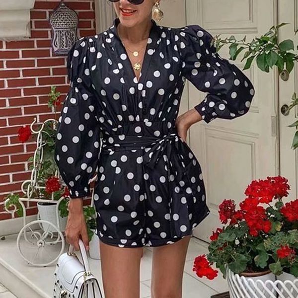 boho elegant midi rompers with belts chic women polka dots print jumpsuits 2019 fashion ladies new black girls jumpsuit feminine, Black;white
boho elegant midi rompers with belts chic women polka dots print jumpsuits 2019 fashion ladies new black girls jumpsuit feminine, Black;white