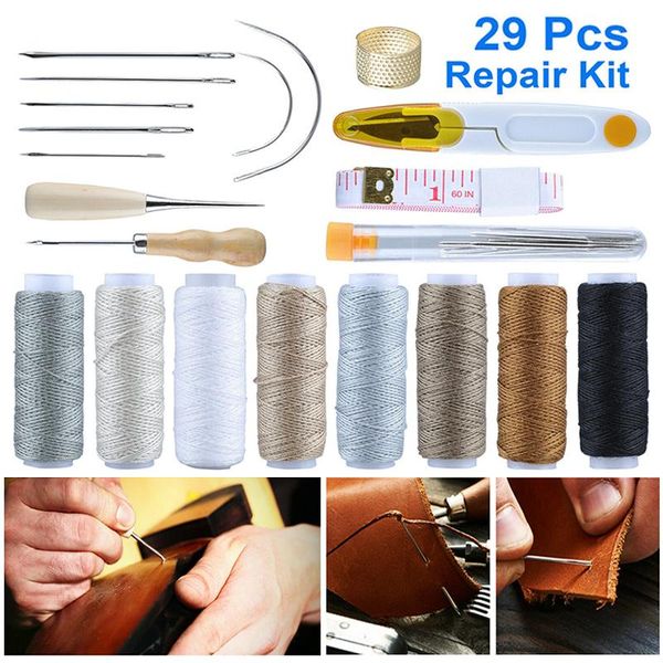 29pcs кожа craft колющие инструменты набор для шитья специальные иглы шило наперсток вощеная нить для поделки ручной craft supplies mfpxz, Black
29pcs кожа craft колющие инструменты набор для шитья специальные иглы шило наперсток вощеная нить для поделки ручной craft supplies mfpxz, Black