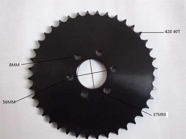 go kart karting quad atv accessories rear sprocket sprockets 40t 40 tooth for 428 chain for china motorcycle moto atv parts
go kart karting quad atv accessories rear sprocket sprockets 40t 40 tooth for 428 chain for china motorcycle moto atv parts