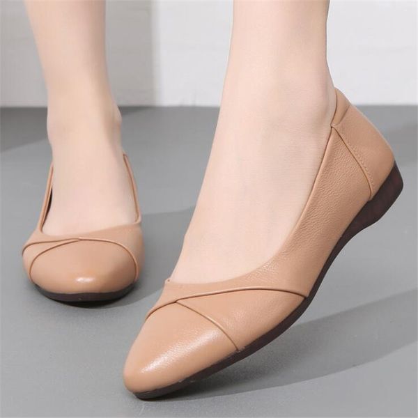 2020 fashion women shoes 100% genuine leather flats women casual shoes handmade soft comfortable flats, Black
2020 fashion women shoes 100% genuine leather flats women casual shoes handmade soft comfortable flats, Black