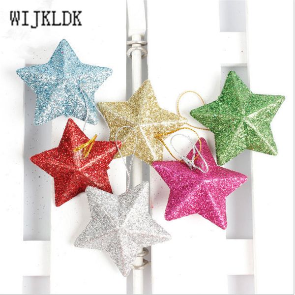 wijkldk 6pcs/pack 4.5cm christmas decorations for home laser star christmas tree pendants ornament navidad new year-s
wijkldk 6pcs/pack 4.5cm christmas decorations for home laser star christmas tree pendants ornament navidad new year-s