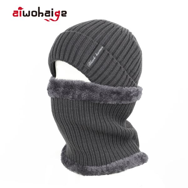 2019 winter warm hat ring scarf 2 pieces set plus velvet thick knit beanie women men casual soft cap balaclava male, Blue;gray
2019 winter warm hat ring scarf 2 pieces set plus velvet thick knit beanie women men casual soft cap balaclava male, Blue;gray