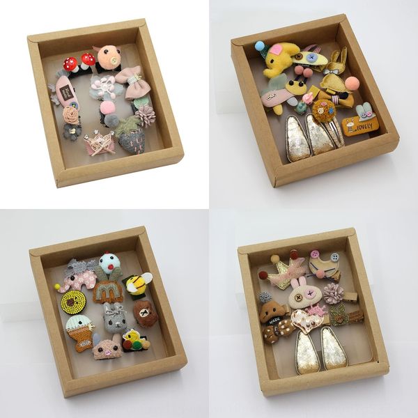 meet new year children's hairpin gift box set headdress 10-piece set full cloth girl's headdress, Slivery;white
meet new year children's hairpin gift box set headdress 10-piece set full cloth girl's headdress, Slivery;white