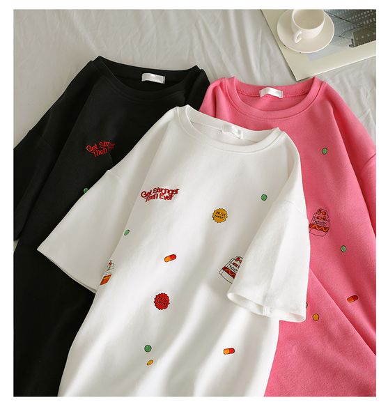 womens designer t shirts embroidery summer crew neck short sleeve fashion casual women designer clothes, White
womens designer t shirts embroidery summer crew neck short sleeve fashion casual women designer clothes, White