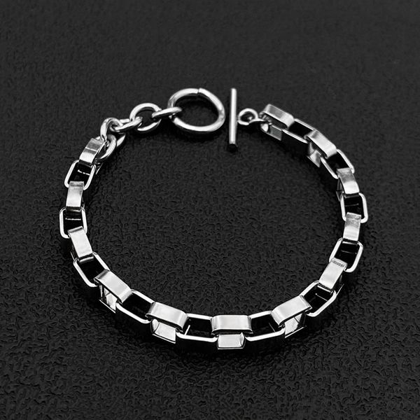 vintage boxes chain bracelets for women men beach boho 316l stainless steel link bracelet bangles punk hand ot clasp jewelry, Black
vintage boxes chain bracelets for women men beach boho 316l stainless steel link bracelet bangles punk hand ot clasp jewelry, Black