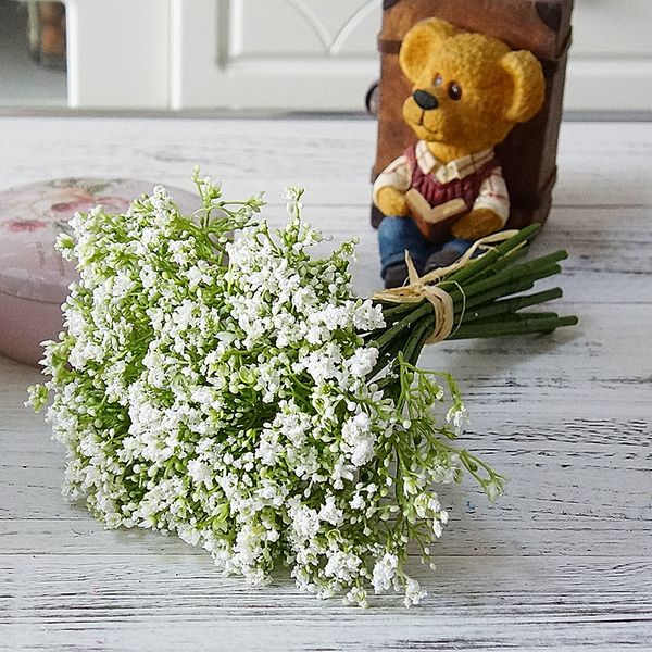 16pcs/bunch handmade baby's breath artificial flowers night jasmine for home wedding garden decoration plastic fake flowers
16pcs/bunch handmade baby's breath artificial flowers night jasmine for home wedding garden decoration plastic fake flowers