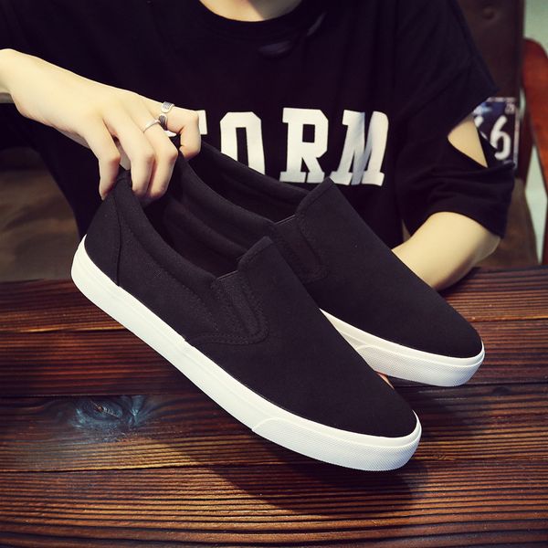 new style lace-up white shoes comfortable flat shoes youth casual sneakers shoes for four seasons solid color versatile women's, Black
new style lace-up white shoes comfortable flat shoes youth casual sneakers shoes for four seasons solid color versatile women's, Black