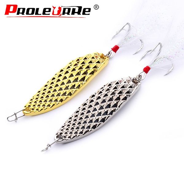 1pcs metal spinner spoon fishing lure 7g 10g 15g gold silver rotating hard baits for trout pike peche feather treble hook tackle
1pcs metal spinner spoon fishing lure 7g 10g 15g gold silver rotating hard baits for trout pike peche feather treble hook tackle