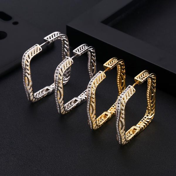 janekellytrendy geometric square hoop earrings for women accessories full cubic zirconia earrings jewelry pendientes mujer moda, Golden
janekellytrendy geometric square hoop earrings for women accessories full cubic zirconia earrings jewelry pendientes mujer moda, Golden