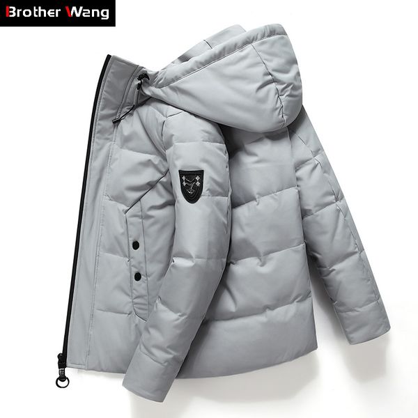 2019 winter new men's hooded down jacket fashion casual thicken warm white duck down parka and coats male brand clothing, Black
2019 winter new men's hooded down jacket fashion casual thicken warm white duck down parka and coats male brand clothing, Black