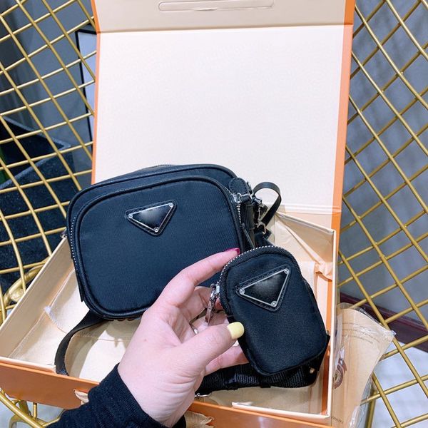 designer hobo shoulder bags 2pcs/set handbags canvas totes bags lady totes chains handbag purse camera crossbody messenger bag wallet
