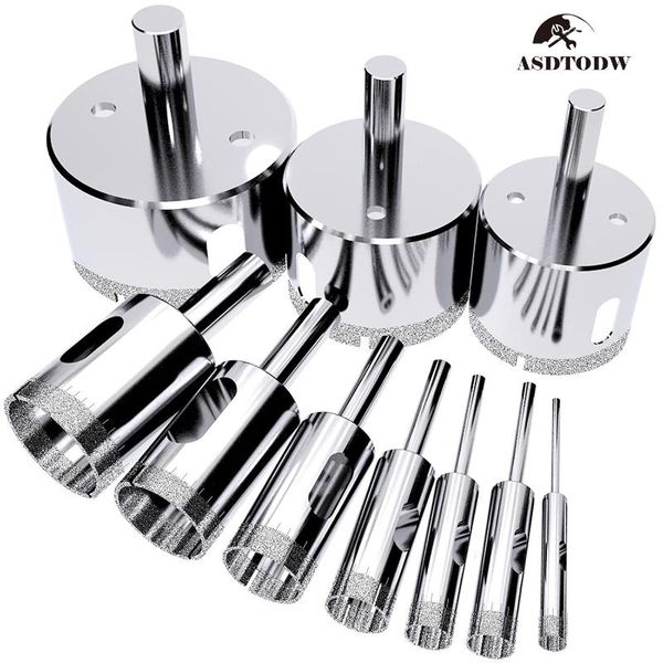 10 pcs 10-50mm diamond drill bit set use for glass tile marble granite core hole saw drill bits electric drilling tool
10 pcs 10-50mm diamond drill bit set use for glass tile marble granite core hole saw drill bits electric drilling tool