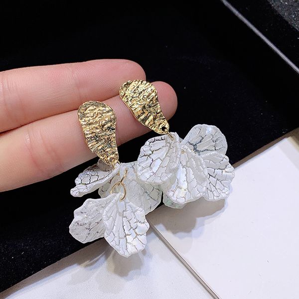 aensoa korean white shell crack flower petal drop earrings for women 2020 new cute sweet irregular earrings trendy jewelry gift, Silver
aensoa korean white shell crack flower petal drop earrings for women 2020 new cute sweet irregular earrings trendy jewelry gift, Silver