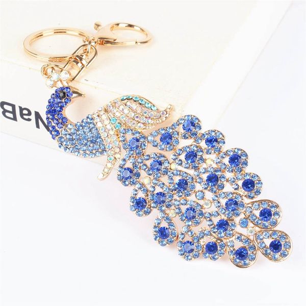 5 colors bling rhinestone keychains ethnic style colorful crystal peacock keychain peafowl keyring bag pendant car key chain, Silver
5 colors bling rhinestone keychains ethnic style colorful crystal peacock keychain peafowl keyring bag pendant car key chain, Silver