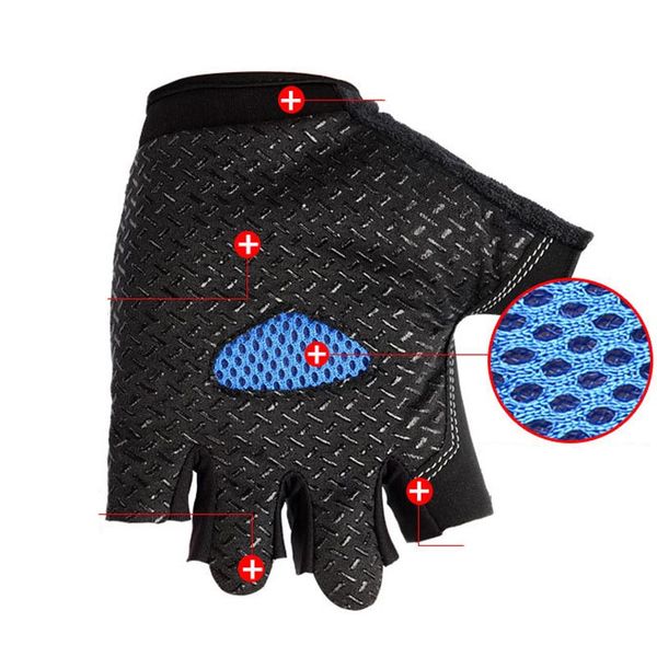 half finger breathable cycling gloves anti-slip gel motorcycle mtb mountain road bike glove men women sports fishing gloves, Black
half finger breathable cycling gloves anti-slip gel motorcycle mtb mountain road bike glove men women sports fishing gloves, Black