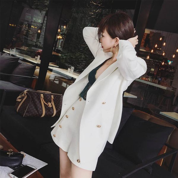 elegant office lady short suit set women 2 piece set white color jacket blazer + high waist mini pant suits female tracksuit v191021
elegant office lady short suit set women 2 piece set white color jacket blazer + high waist mini pant suits female tracksuit v191021