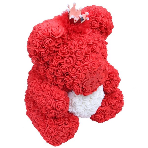 40cm teddy bear with crown in gift box bear of roses artificial flower new year gifts for women valentines gift red and white
40cm teddy bear with crown in gift box bear of roses artificial flower new year gifts for women valentines gift red and white