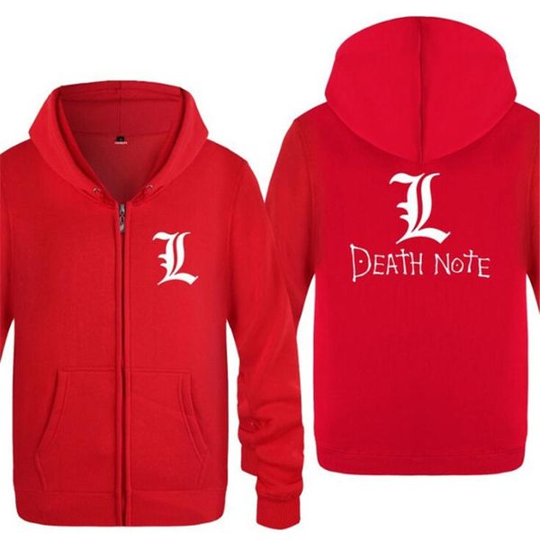 hoodie men anime death note printed zipper mens hoodies fleece long sleeve jackets coat winter skate men's sweatshirt tracksuit, Black
hoodie men anime death note printed zipper mens hoodies fleece long sleeve jackets coat winter skate men's sweatshirt tracksuit, Black