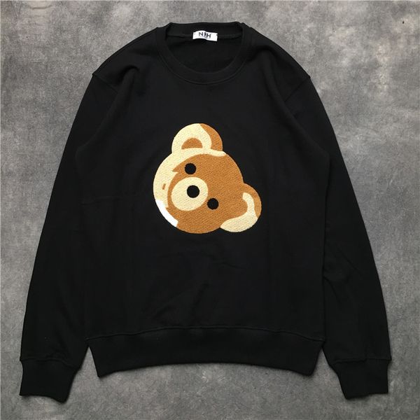2019 winter new man long sleeve shirt embroidered little bear cotton hooded hoodies men women sweatshirt male pullover, Black
2019 winter new man long sleeve shirt embroidered little bear cotton hooded hoodies men women sweatshirt male pullover, Black