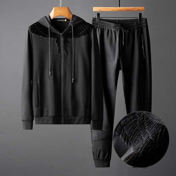 2020 осень зима новая мода мужские костюмы крылья вышивка повседневный sportwear двухсекционный с капюшоном + брюки для мужчин мужчины толст, Gray
2020 осень зима новая мода мужские костюмы крылья вышивка повседневный sportwear двухсекционный с капюшоном + брюки для мужчин мужчины толст, Gray