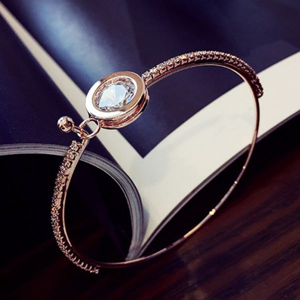 fashion round zircon bangle bracelets for women temperament charm bracelet girls party wedding crystal jewelry gift, Black
fashion round zircon bangle bracelets for women temperament charm bracelet girls party wedding crystal jewelry gift, Black