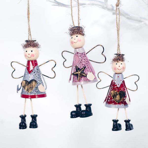 home christmas angel pendant iron hanging xmas tree party festive ornament party decor
home christmas angel pendant iron hanging xmas tree party festive ornament party decor